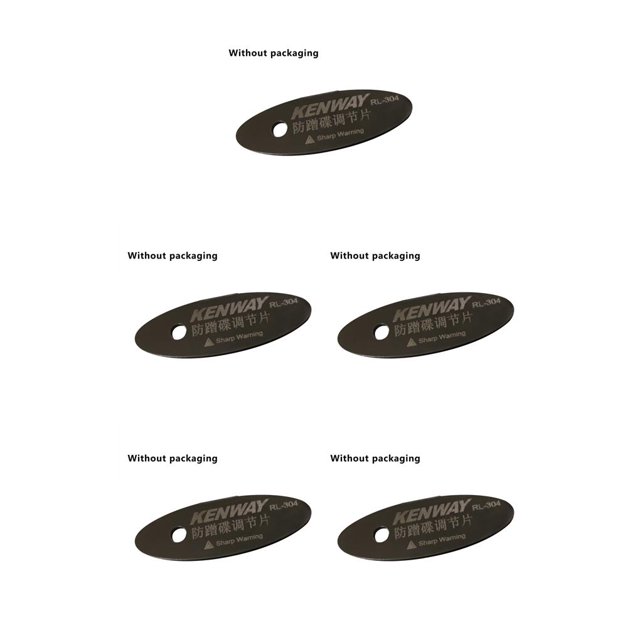 Sonducket Pastillas de freno de disco para bicicleta, herramienta de ajuste de acero inoxidable, pastillas de ajuste de freno para bicicleta de montaña, Type5 NO5 Sonducket CBP083693