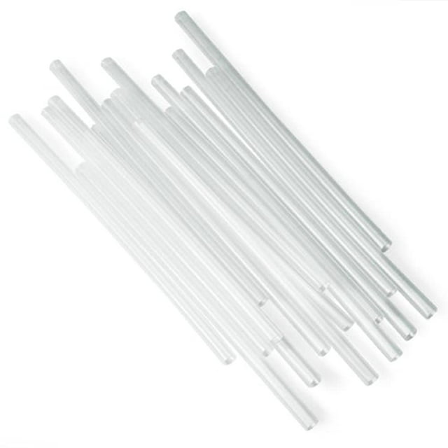 Perfectware PW Transparent 7,75 Non-250 Ct Pailles à Boire Transparentes Non Emballées, 7,75 Pouces (Lot de 250)