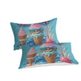 thumbnail image 2 of 3D Ice Cream Printed Comforter Cover Set Children Adult Unique Design Bedding Set Bedroom Decor,Twin (68"x86"), 2 of 5