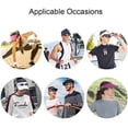 thumbnail image 5 of Tfken Unisex Beach Hat Sun Protection Hiking Fashionable Baseball Visor Hat With Ponytail Athletic Running Gym Lightweight Travel Outdoor Summer Cap Dailly Wear Comfortable Pink, 5 of 5