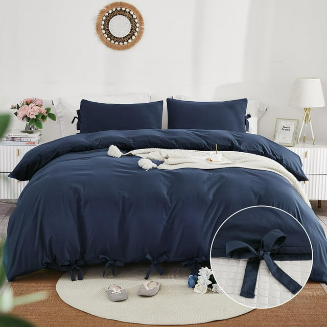 Juego de fundas de edredón annadaif King, 264 x 229 cm, microfibra suave