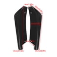 thumbnail image 4 of 1 Pair Car Universal Rear Bumper Lip Wrap Angle Splitters Wings Aprons Anti-Scratch Diffuser Winglet Protector Rear Spat, Carbon Fiber Look, 4 of 10