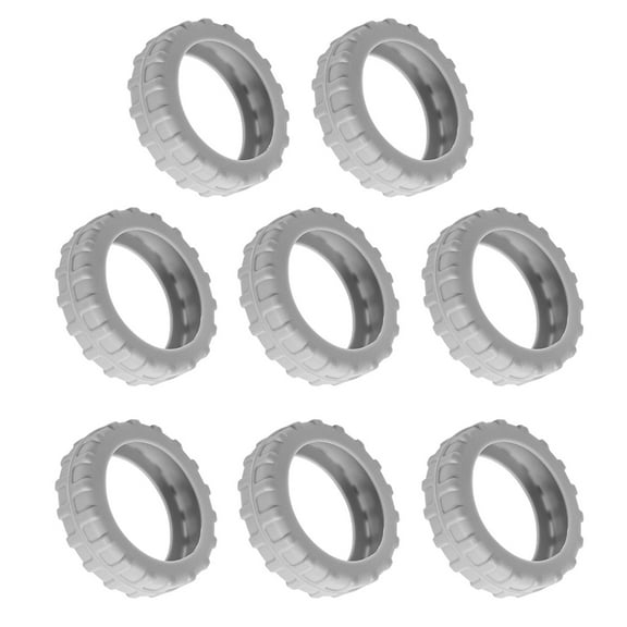 8Pcs Quiet Rolling Silicone Wheel Protectors Universal Swivel Caster Cover Set