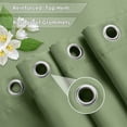 thumbnail image 5 of Inosoo Fabric Shower Stall Curtain, 36"Wx72"H Water Repellent & Washable Small Size Cloth Shower Liner, Sage Green, 5 of 11