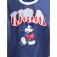 thumbnail image 6 of Disney Toddler Boys Mickey USA Graphic Tee and Shorts Set, 2-Piece, Sizes 12M-5T, 6 of 7