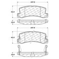 thumbnail image 2 of Centric Parts 106.03250 Rear Brake Pad, 2 of 4