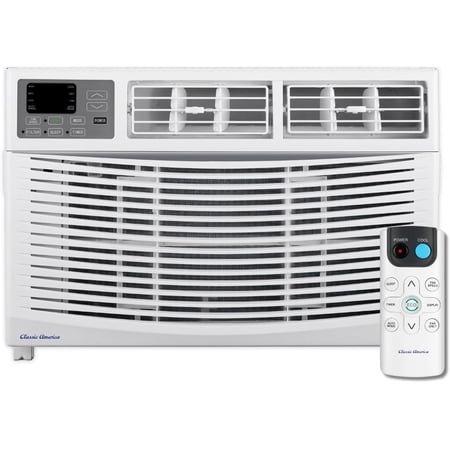 8000 BTU WiFi Enabled, Alexa Ready, Energy Savings - Window Mounted Air Conditioners Unit (10.9 CEER 120 VAC), White, Cool Only