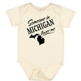 thumbnail image 3 of Inktastic Someone in Michigan Loves Me Boys or Girls Baby Bodysuit, 3 of 5
