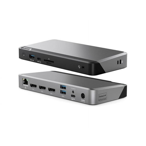 ALOGIC DX3 Triple 4K Display Universal Docking Station – with 100W Power Delivery, Space Grey