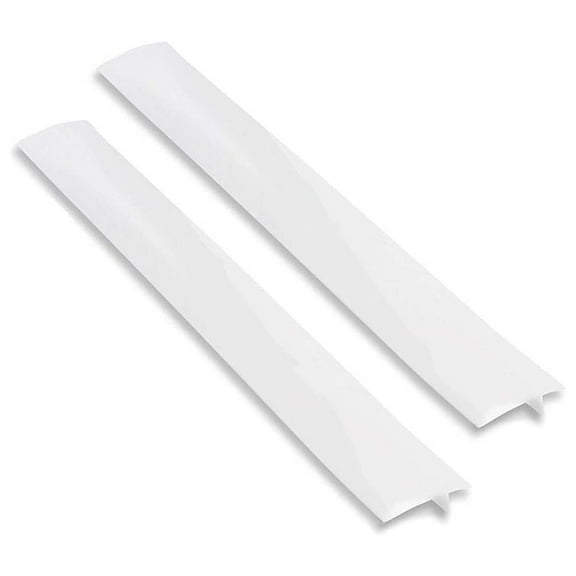 Silicone Crumb Guards and Stove Gap Covers, Stove Guard for Spills, White, 20.5 Inch x 2.3 Inch, 2 Pack