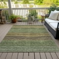 thumbnail image 6 of Addison Rugs Chantille Indoor/Outdoor Transitional Stripes Olive Washable Rectangle Rug, 3' x 5', 6 of 6