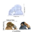 thumbnail image 5 of SDFGTstore 3D Monkey Silicone Mold for Home Decorations and Crafting Figures Resin Molds, 5 of 18
