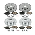 thumbnail image 3 of PowerStop Front and Rear Z23 Evolution Sport Carbon-Fiber Ceramic Brake Pad and Drilled & Slotted Rotor Kit Fits: HYUNDAI KIA Select Models K5376, 3 of 10