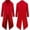 F-503Red, variant on Mens Vintage Overcoat Top With Pockets Long Sleeve Lapel Solid Color Buttons Slim Fit Retro Style Coat For Stage Performance And Party,Red,L