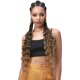 thumbnail image 1 of ¡OFERTAS DE PAQUETES MÚLTIPLES! Bobbi Boss Trenzas de pelo sintético preplumadas 3 puntas King Ocean Wave 28 pulgadas (paquete de 5 1B), 1 of 1