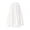 White, variant on Zpanxa Girls Summer Clothes Kids Girls Skirt Casual Midi A-Line Plain Side Pocket Elastic High Waist Flowy Hem Skirts Black 5 Years