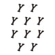 thumbnail image 1 of Placa de puerta decorativa de hierro Injueey Metal negro 10Conjunto, 1 of 6