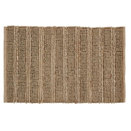 Natural Hemp Rug - Natural Tan Farmhouse Flooring Laila Jute Jute Rectangle Accent Rug