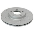 thumbnail image 5 of TRQ Ceramic Brake Pad & Cross Drilled Rotor w/Chemicals BKA15334 Fits select: 2010-2013 MAZDA 3, 2007-2009 MAZDA 3 S, 5 of 6
