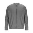 thumbnail image 3 of Generic Mens Fleece Quarter Zip Pullover Sweatshirts Trendy Mock Neck Long Sleeve Shirts Premium Fall Winter Warm Textured Tops, 3 of 6