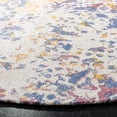 thumbnail image 2 of SAFAVIEH Expression Charlene Abstract Area Rug, Ivory/Navy, 6' x 6' Round, 2 of 5