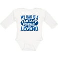 thumbnail image 3 of Inktastic My Dad is a Fantasy Football Legend Boys or Girls Long Sleeve Baby Bodysuit, 3 of 5