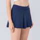 thumbnail image 4 of Gibobby Falda Shorts Mujer Mujeres Custom Soild Custom Leggings de talle Running Pilates Workout Soft Yoga Faldas Pantalones cortos(Azul marino, L), 4 of 5