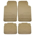 thumbnail image 1 of UAA 9020 All Season HD 9020 Style 4pc Rubber Floor Mats Set - Beige, 1 of 8