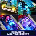 thumbnail image 4 of Juego de ladrillos de construcción FUNWHOLE Cyberpunk Future-Bus con luces, 605 piezas, 4 of 6