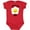 Red, variant on Inktastic Sunny Side Up Boys or Girls Baby Bodysuit