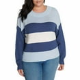 thumbnail image 1 of Lucky Brand Women's Cozy Soft Cotton Blend Colorblock Sweater, 1 of 4