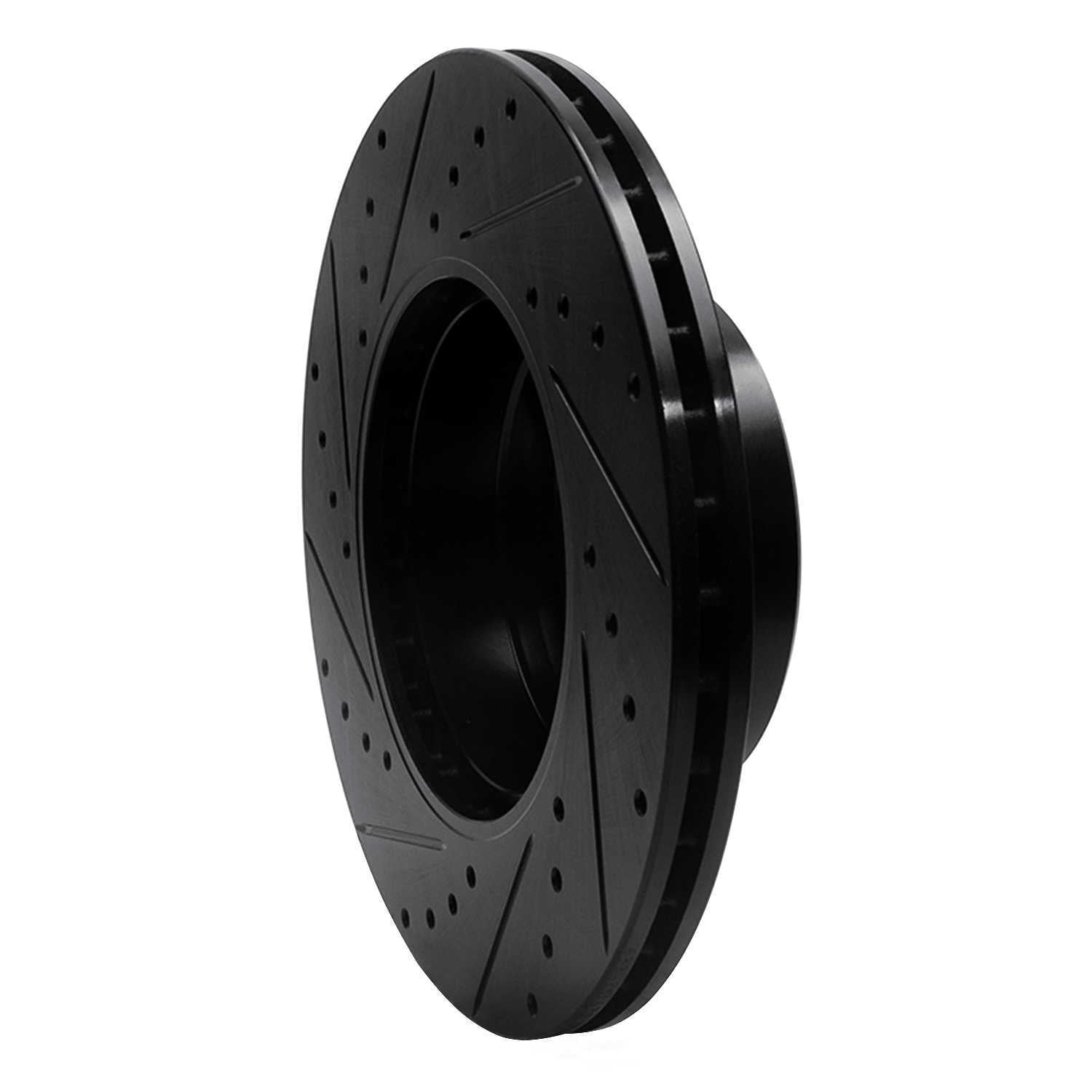 Dynamic Friction Company 633-31043R DFC Brake Rotor - Drilled And Slotted - Black