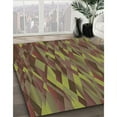 thumbnail image 2 of Ahgly Company Indoor Square Patterned Blood Red Brown Area Rugs, 8' Square, 2 of 6