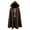 Brown, variant on Hvyesh Mens Medieval Cloak Renaissance Hooded Cape Vintage Hood Halloween Robe