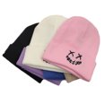 thumbnail image 5 of OOKWE Pupil Outdoor Riding Hat Skin-friendly Knitted Hats with Embroidered Expression, 5 of 14