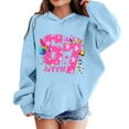 thumbnail image 2 of 67 Niños con capucha Niñas 6 7 Meme Sudadera cómoda manga larga Suéteres divertidos 6 7 Número impreso Novedad manga larga con capucha Suéter de moda cómodo once once hoodie(Azul celeste,11-12 años), 2 of 4