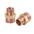 thumbnail image 2 of 2pcs M16 x 1.5mm to M20 x 1.5mm Auto Car Straight Air Pipe Fitting Connector Adapter, 2 of 5