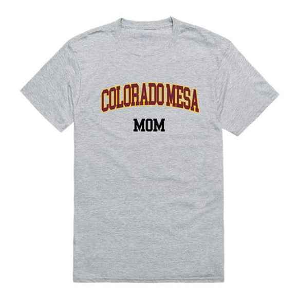 W Republic Products 549-284-HGY-01 T-Shirt Colorado Mesa University College Mom & 44; Gris Bruyère - Petit