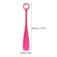 thumbnail image 4 of Unique Bargains 1 Pc Big Ring Hangable Shoe Horn for Shoe 11.61"x1.65" Rose Red, 4 of 6
