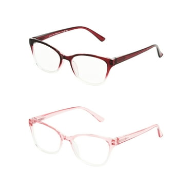Foster Grant 2-Pack Pink Cat Eye Reading Glasses