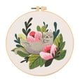 thumbnail image 5 of Diy Cat Embroidery Starter Kit with Embroidery Hoops Threads Needles Cross Stitch Kits for Beginners,Pattern 6#, 5 of 9
