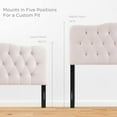 thumbnail image 6 of Modway Annabel Full Diamond Tufted Performance Velvet Headboard in Pink, 6 of 7