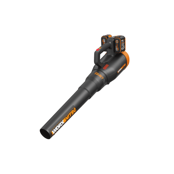 Worx Nitro WG581 40V 4.0Ah Cordless 530 CFM QuietTech Blower – Batteries & Charger Included