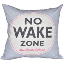 Simply Daisy 16" x 16" Nap Zone Word Print Outdoor Pillow