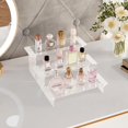thumbnail image 4 of KEMEAMZ 5mm Thickened Acrylic Display Risers Stand - 3 Pcs Rectangular Clear Acrylic Risers for Figures, Cupcakes, Perfume, Collectibles Heavy Duty Retail Desktop Decor Shelf, 4 of 6
