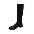 thumbnail image 3 of Taqqpue Women's Mid-Calf Boots Plus Size Round Toe Back Zipper Slip On Comfortable Casual Boots for Women Size 5.5-10.5 Fashion Casual Shoes Fall Winter Footwear Comfortable Walking, 3 of 10