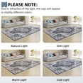 thumbnail image 6 of Hasoo Washable Rug 10' x 13' Rugs for Living Room Vintage Floral Farmhouse Indoor Non Slip Large Carpet for Bedroom, Blue, 6 of 6