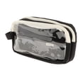 thumbnail image 4 of Estuche para bolígrafos Capibala, estuche para lápices, estuche para maquillaje, bolsa organizadora de lona de PVC, bolsa para lápices Negro, 4 of 9