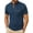 Navy Blue, variant on RICHCOIN Henley Men Shirts Short Sleeve T Shirts for Men Summer Tops Classic Pocket Button Casual Color Block Blue Tees Size L