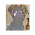 thumbnail image 4 of I Wear Purple For My Dad T-Shirt, Pancreatic Cancer Awareness Shirt, Butterfly Ribbon Tee, Support and Awareness Apparel, 4 of 10
